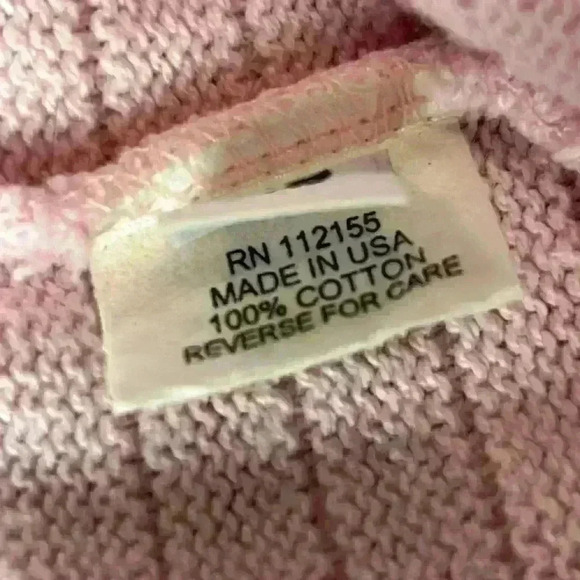 Margret Winters 100% Cotton Pink Shift Dress w/ Orange Pockets Artisan Knit Mod - Picture 12 of 12